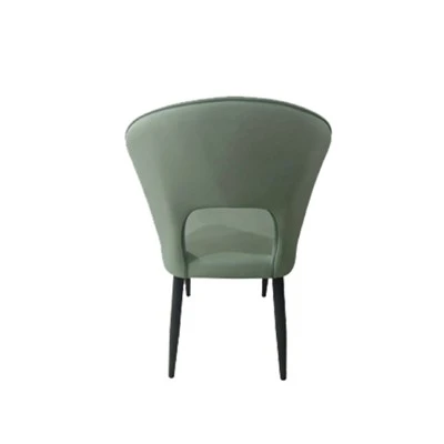 Chaises de salle à manger modernes en cuir véritable